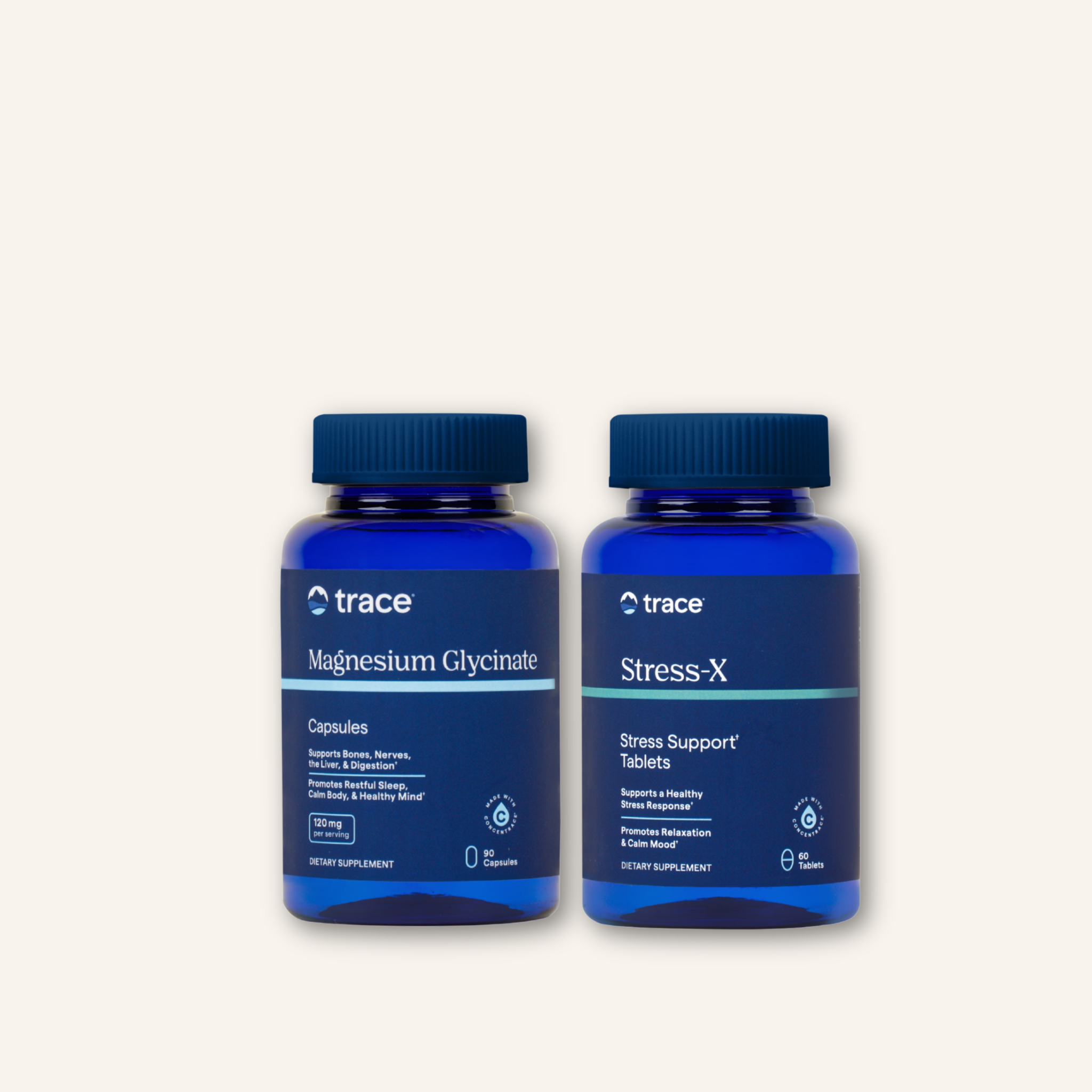 Komplekt : Magneesium Glütsinaat + Stress-X